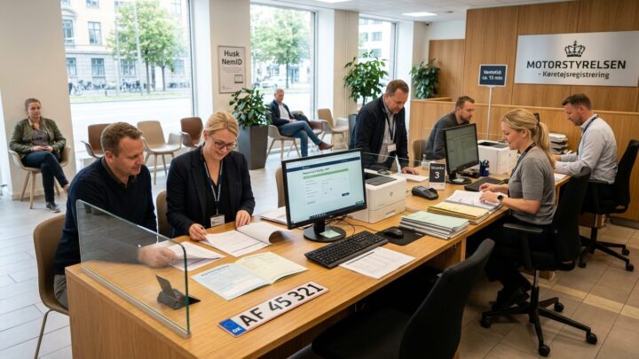 Bilregistrering i Danmark - afgift og procedure