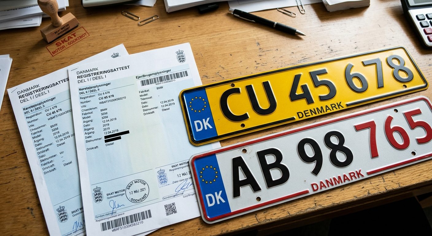 Bilregistrering i Danmark - afgift og procedure
